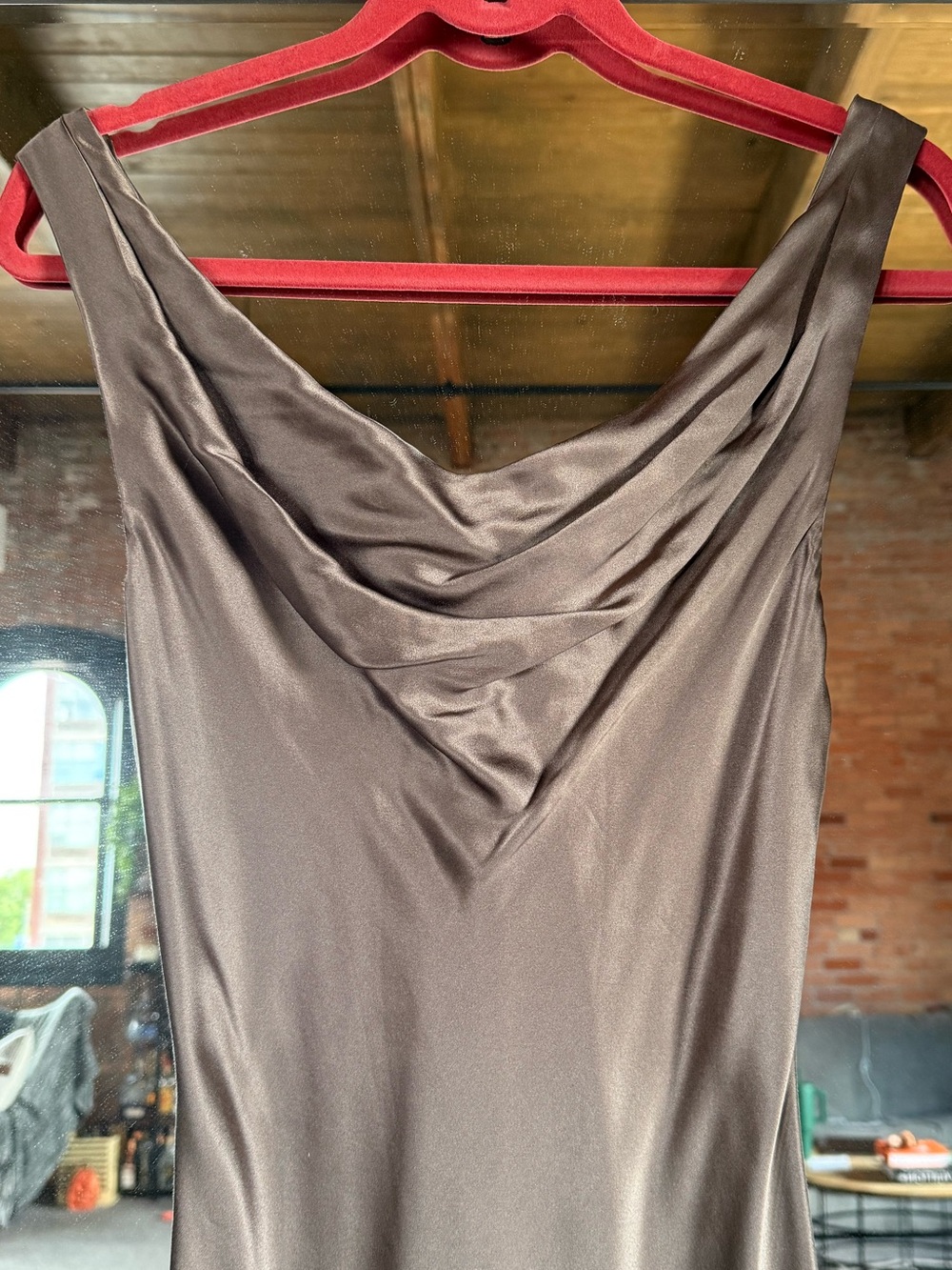 REFORMATION BRYN SILK DRESS - Picture 10 of 12